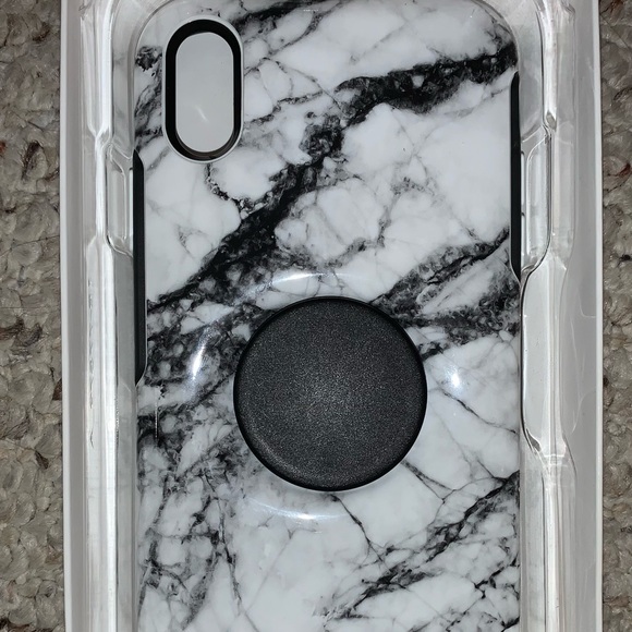 Otterbox + Popsocket Marble iPhone XR phone case - Picture 2 of 4